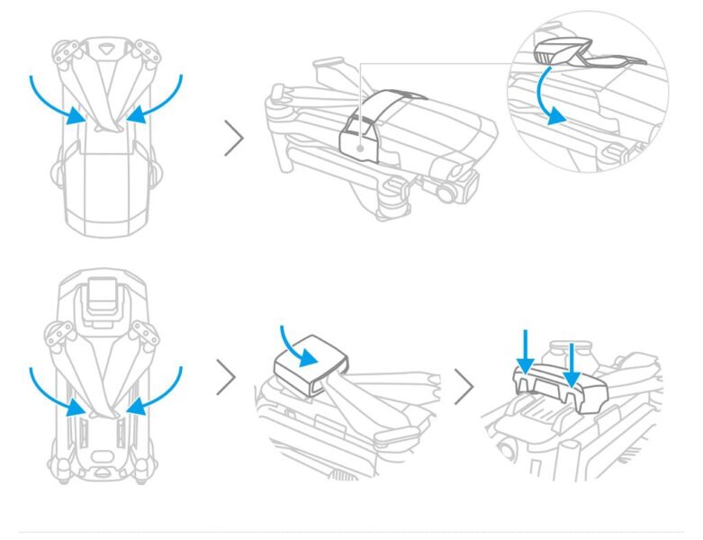 Фиксатор пропеллеров PGYTECH Propeller Holder for Mavic Air 2